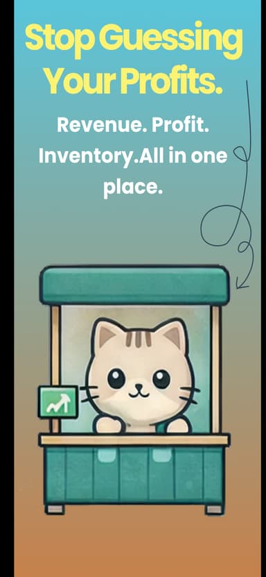 VendStats summary screen